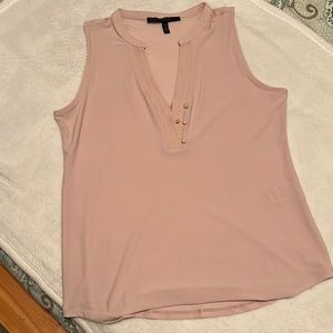 Pale pink White House Black Market sleeveless top